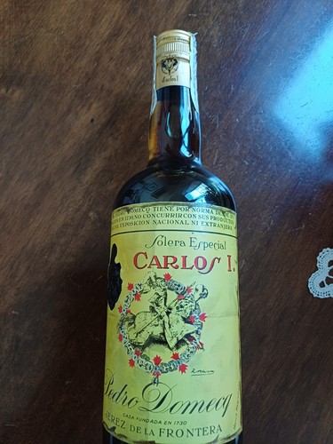 Carlos pedro domecq brandy - carlos,