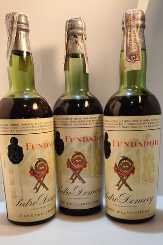 Botellas fundador brandy - 3,